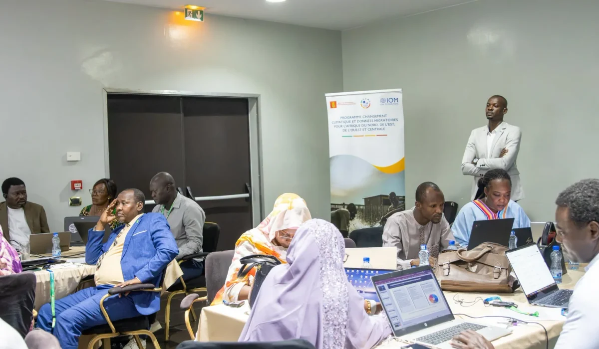 Participants réunis lors de l'atelier d'élaboration du Plan d'Investissement pour la Mobilité Climatique au Tchad