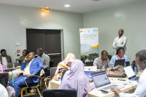 Participants réunis lors de l'atelier d'élaboration du Plan d'Investissement pour la Mobilité Climatique au Tchad